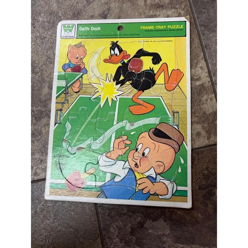 Looney Toons Daffey Duck Frame Tray Puzzle